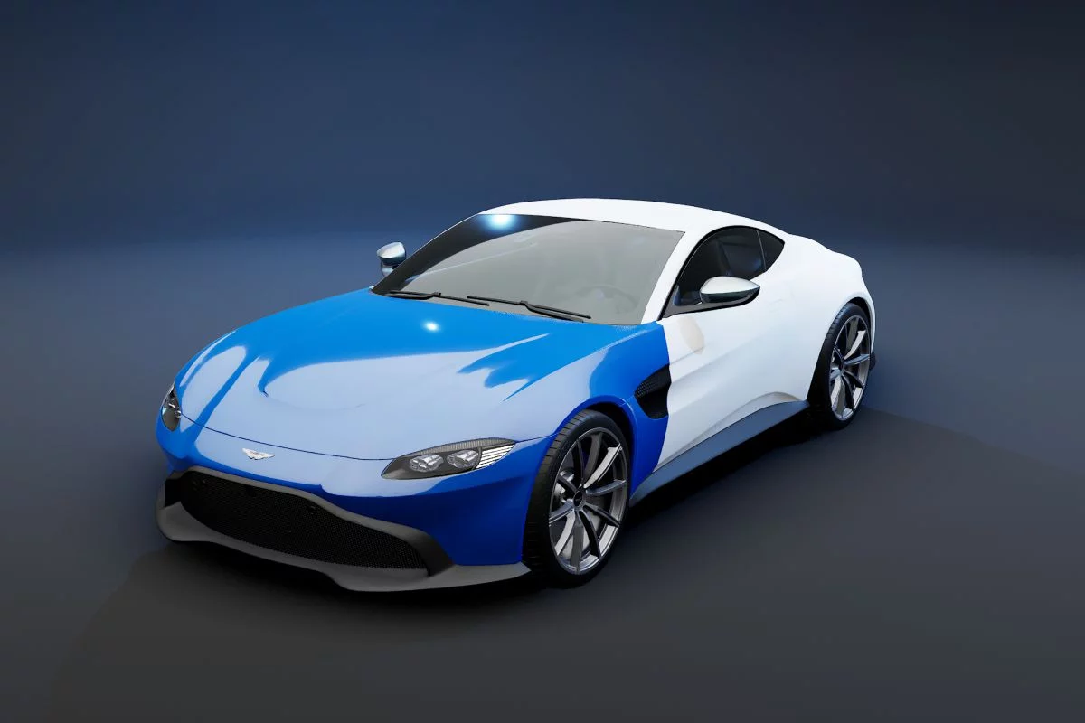 3D bild bil protectivewrap